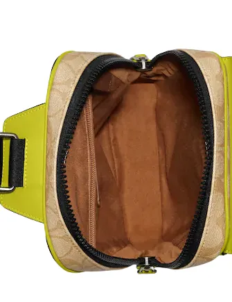 Coach Track Pack In Signature Canvas
