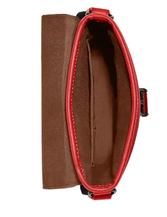 Coach Track Small Flap Crossbody With Quilting