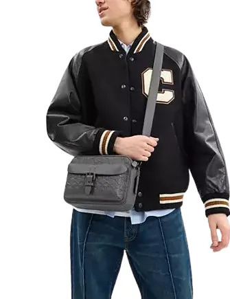Coach Warner Crossbody Bag In Signature Leather