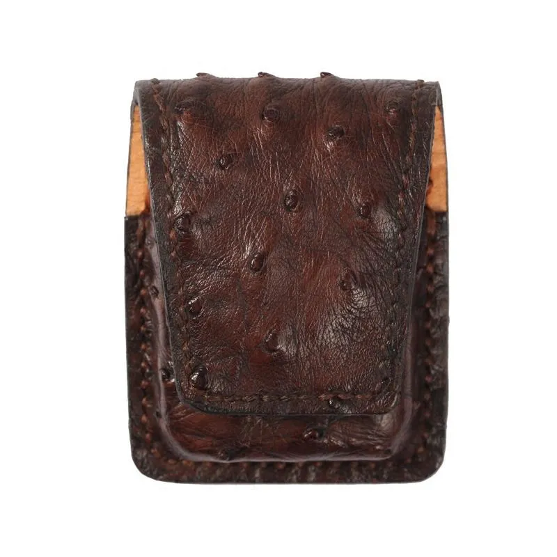 Cool Mens Leather Zippo Lighter Cases with Loop Zippo lighter Holders with clips