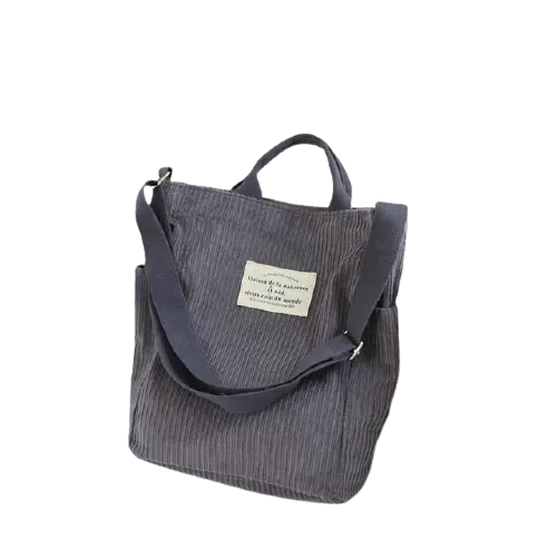 Corduroy Shoulder Bag