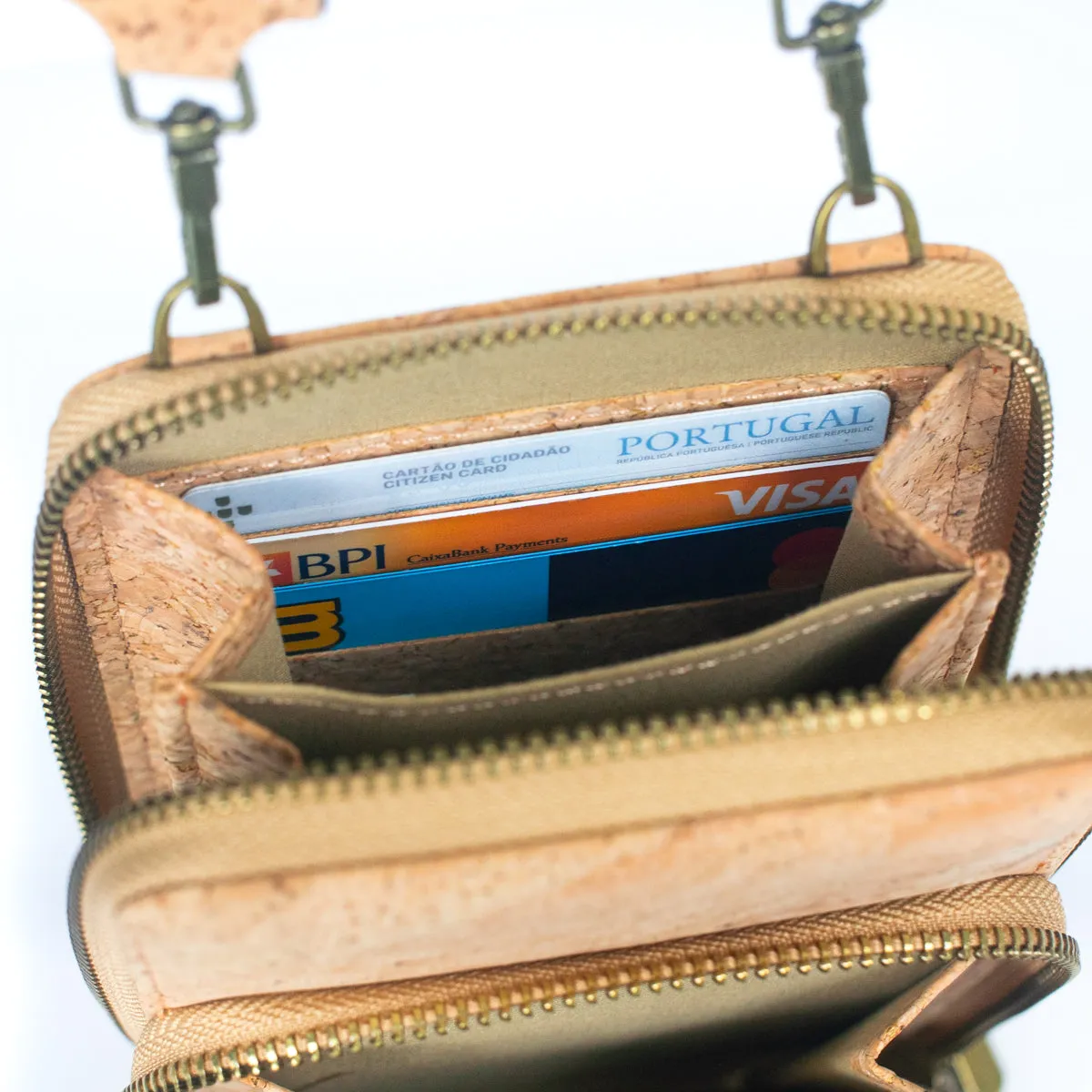 Cork Crossbody Wallet & Mobile Phone Bag BAG-045
