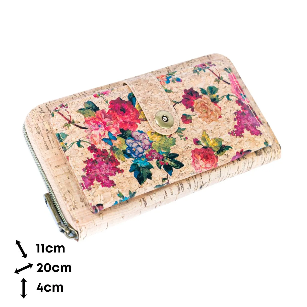 Cork Large Women's Wallet and Clutch BAGD-544-MIX-6??6units??