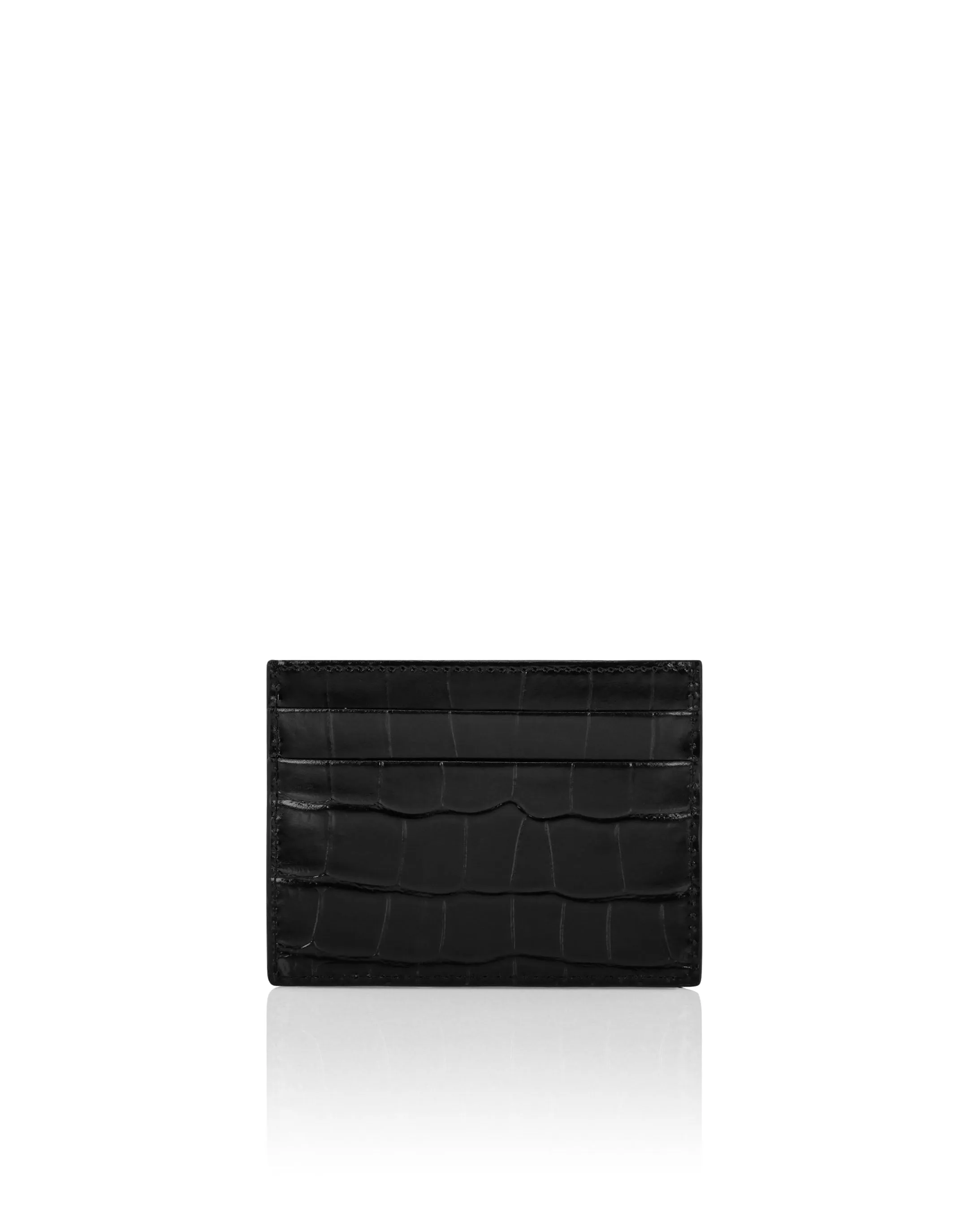 Crocco Printed Leather Credit Cards Holder Gothic Plein