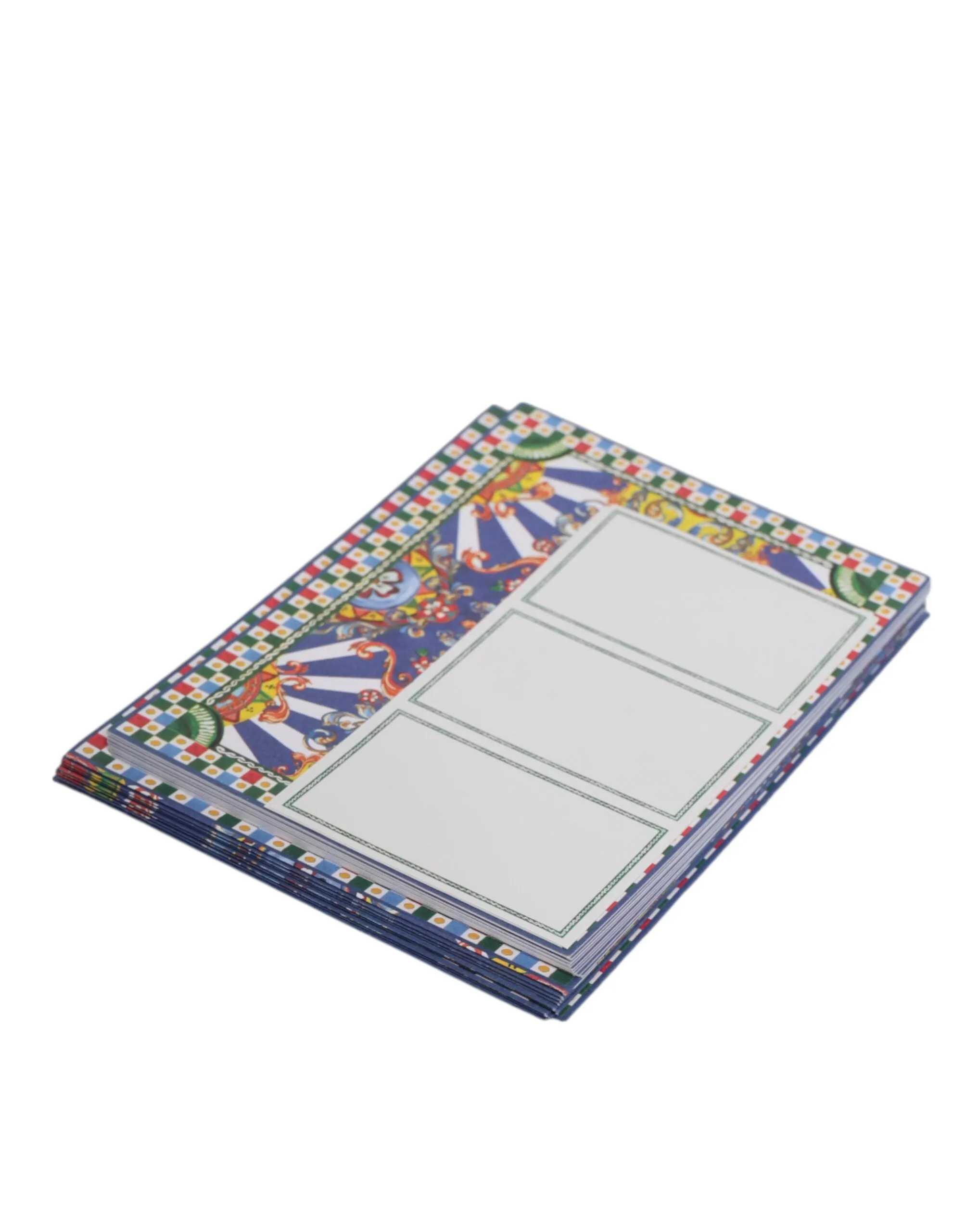 Dolce & Gabbana multi Carretto Siciliano Envelope Post Card Men's Holder