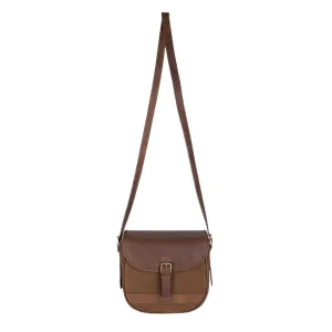 Dubarry Clara Leather Saddle Bag Walnut