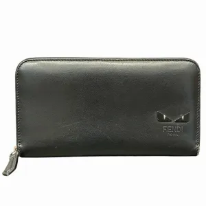 Fendi Leather Long Wallet (Bi-Fold) (Pre-Owned)