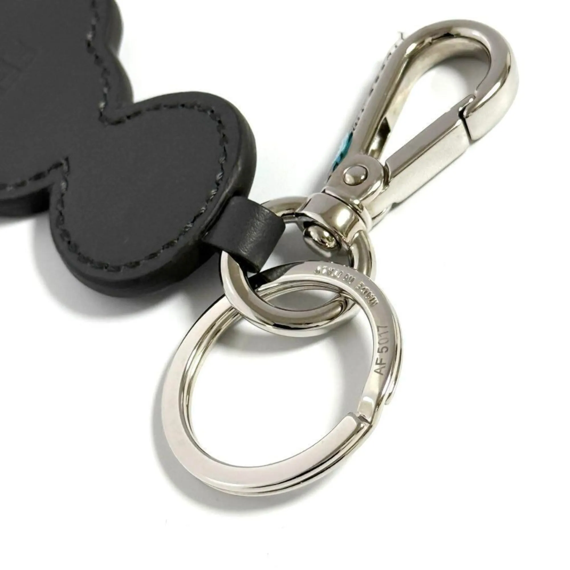 Fendi Leather Metal Keyring (Pre-Owned)