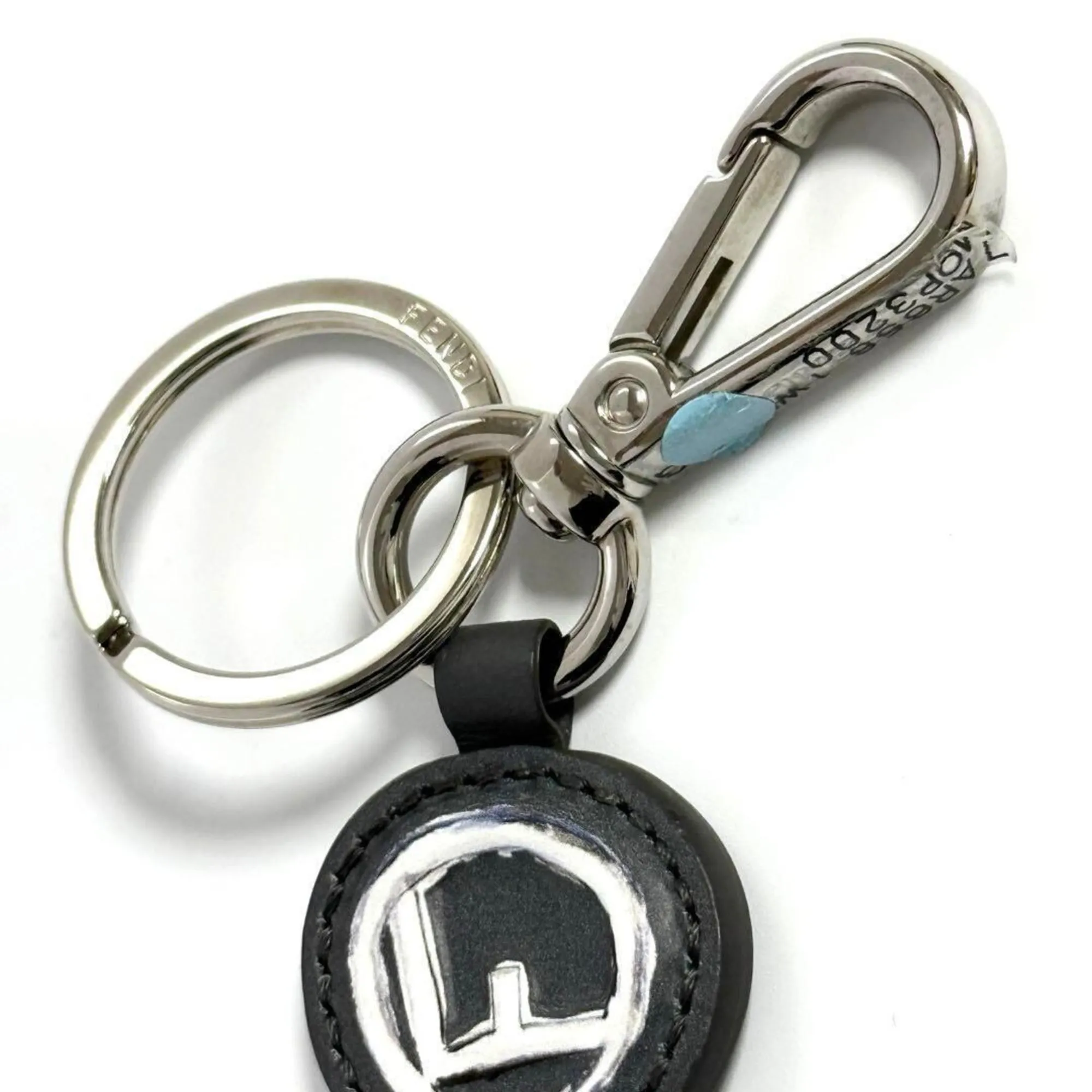 Fendi Leather Metal Keyring (Pre-Owned)