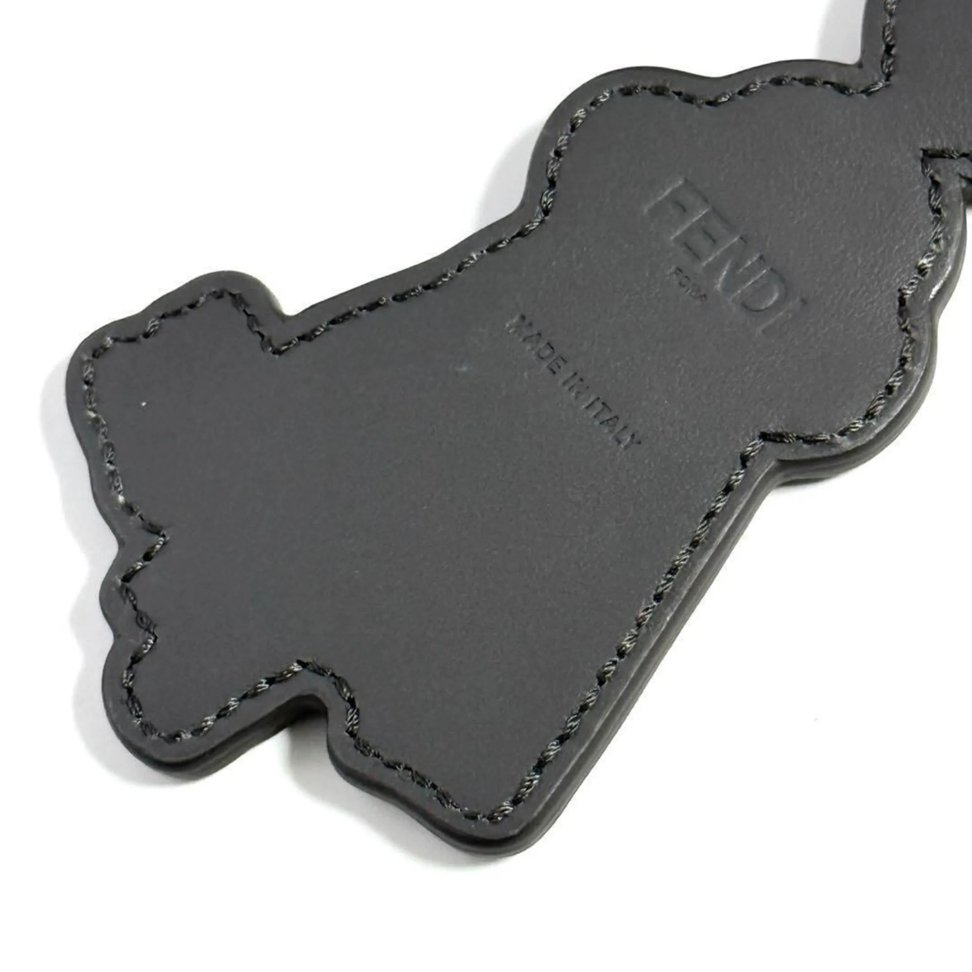 Fendi Leather Metal Keyring (Pre-Owned)
