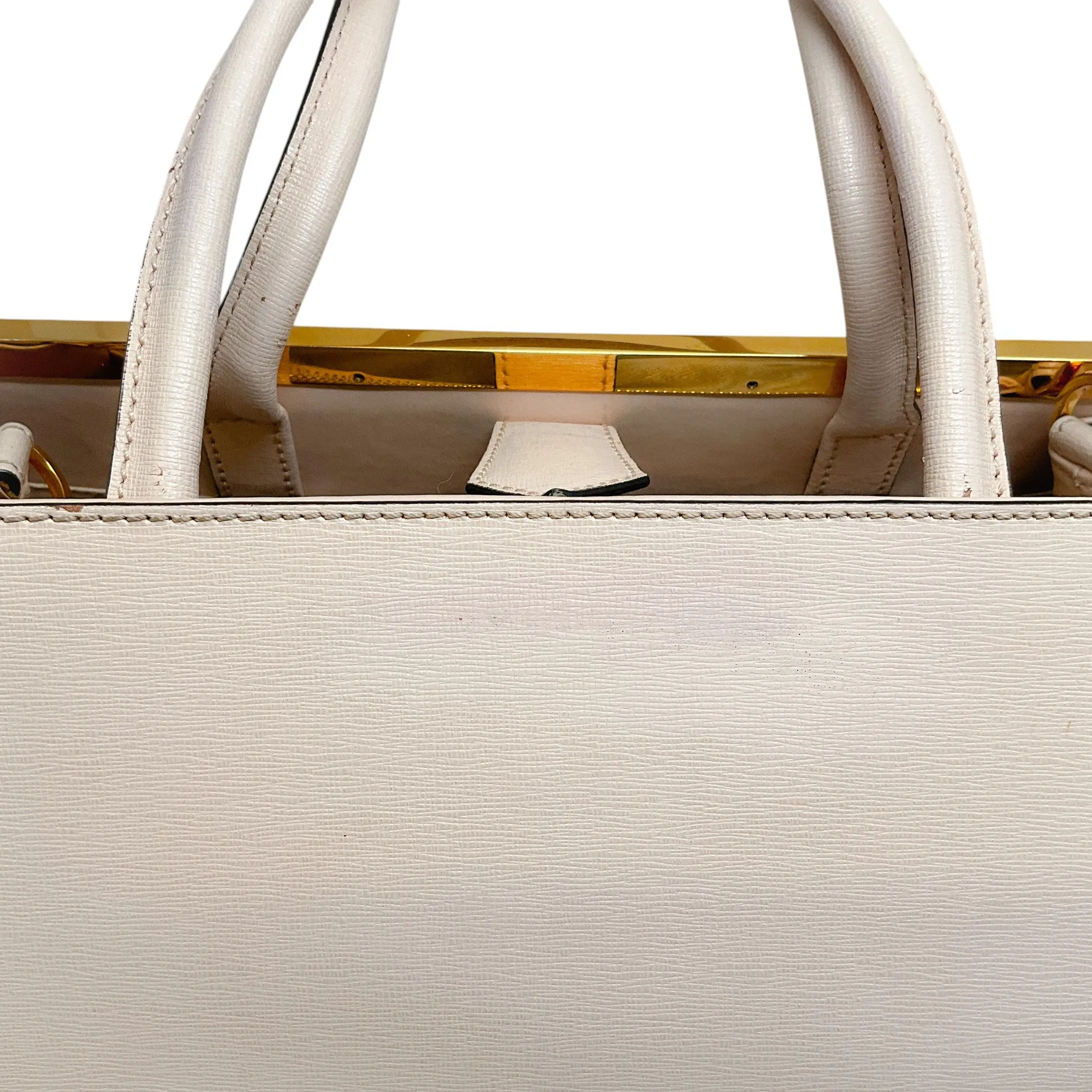 Fendi Pink Leather 2 Jours Tote