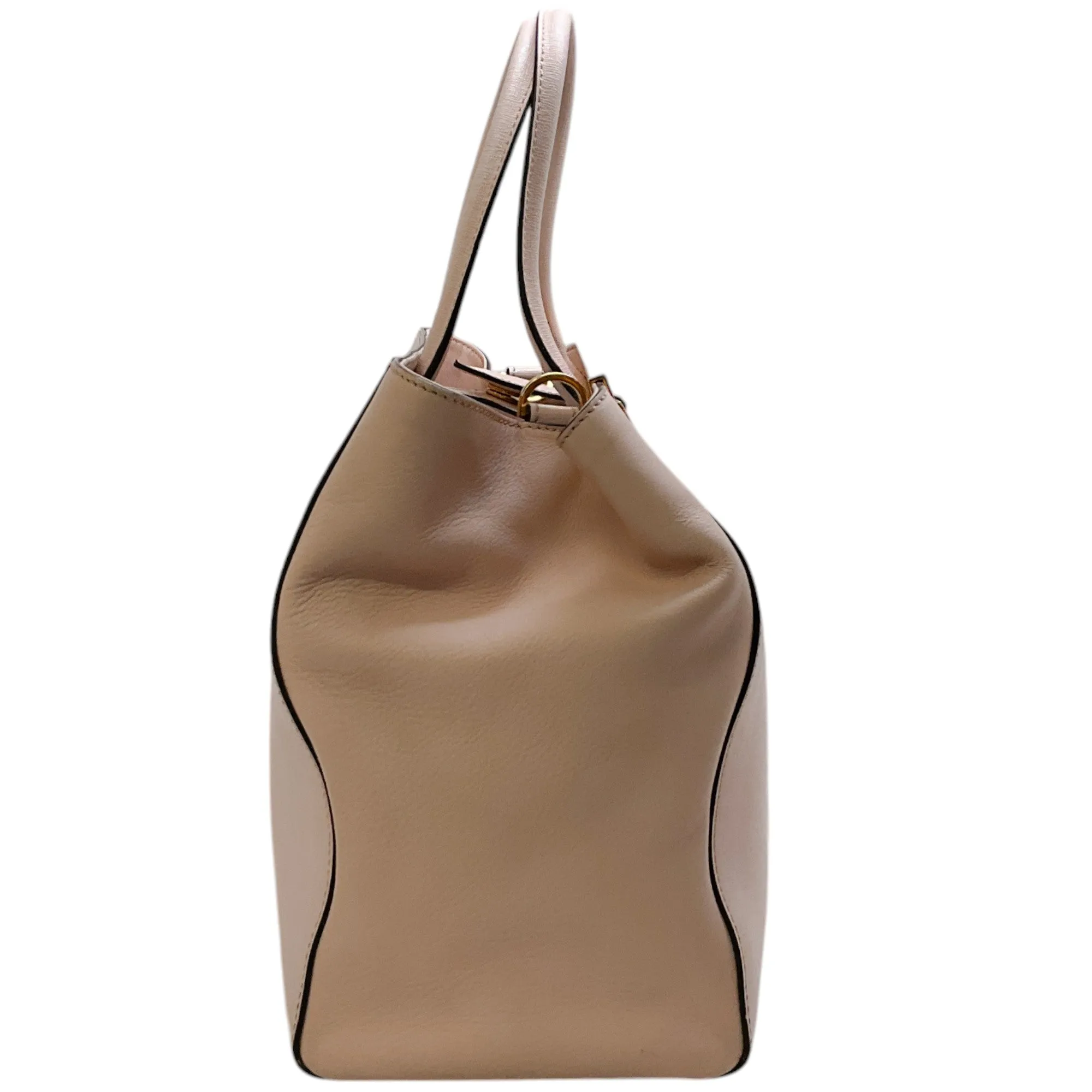 Fendi Pink Leather 2 Jours Tote