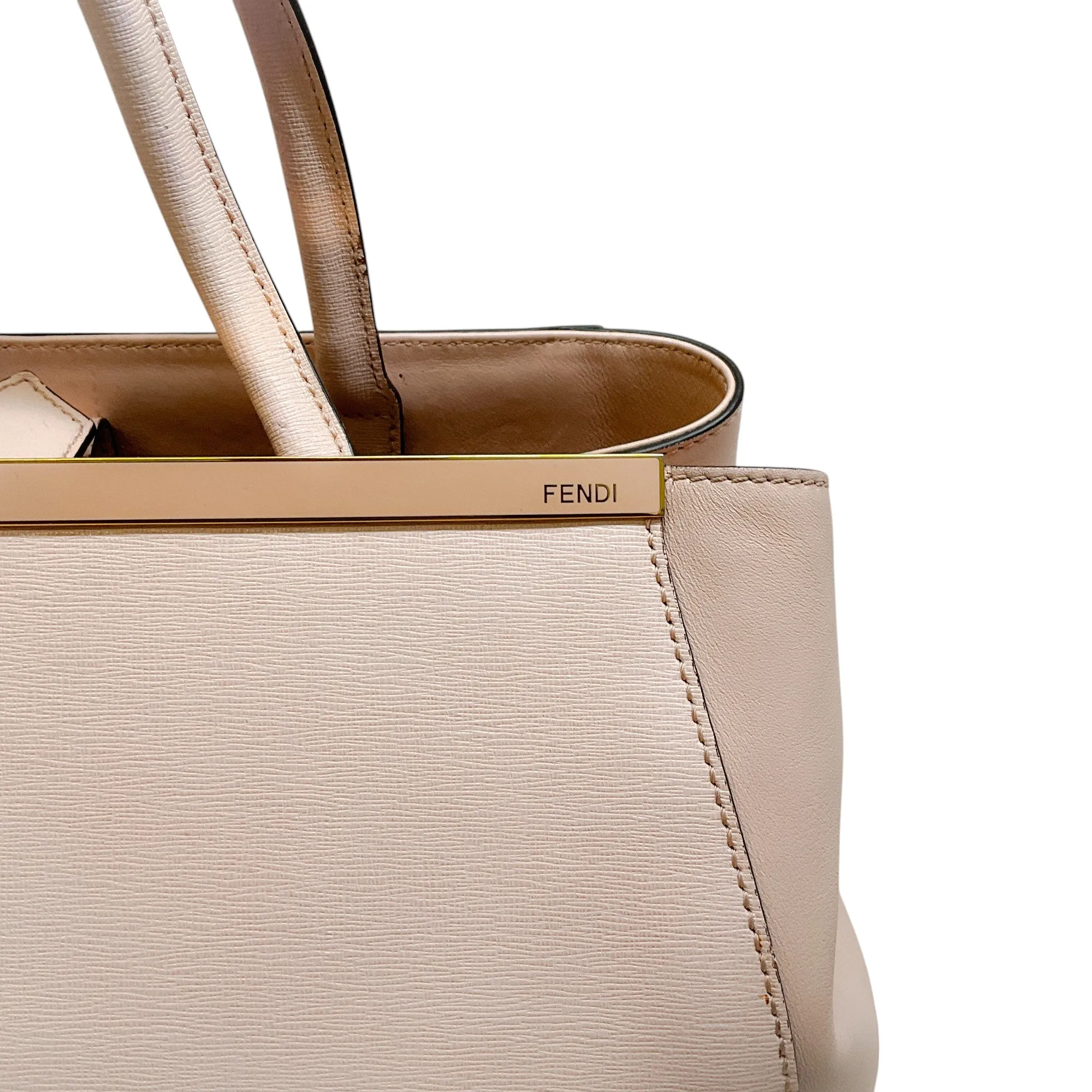 Fendi Pink Leather 2 Jours Tote