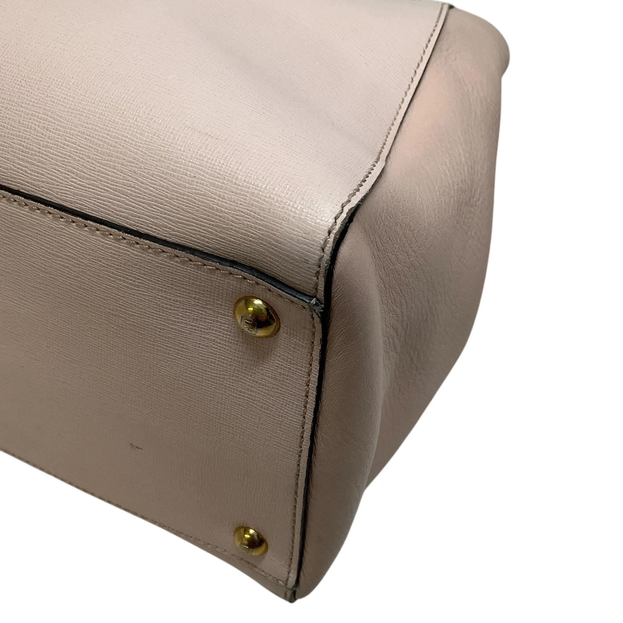 Fendi Pink Leather 2 Jours Tote