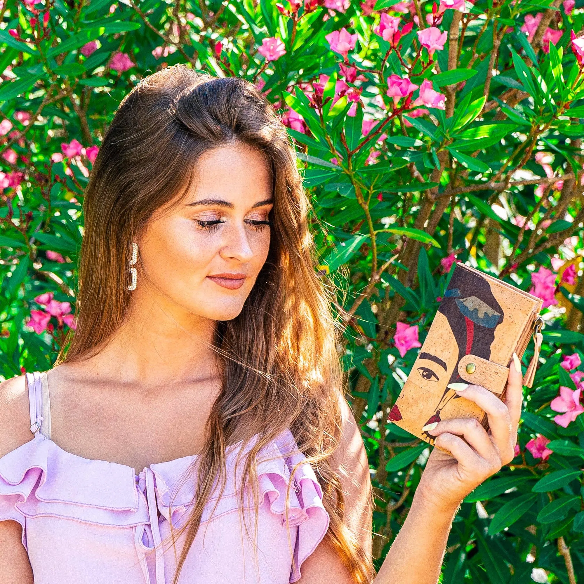 FRIDA KAHLO Cork wallet RFID BAG-2075