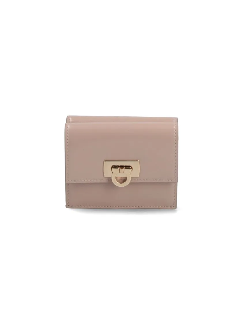 Gancini" Clasp Wallet