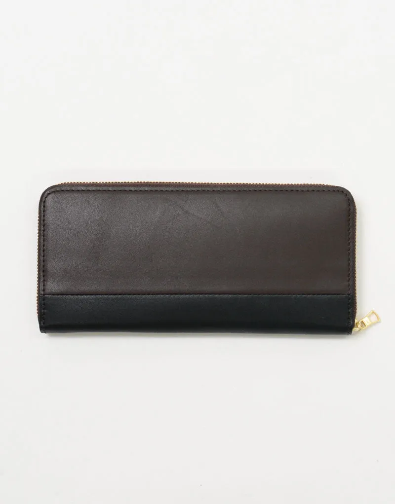 gloss Round Zip Wallet No.02840