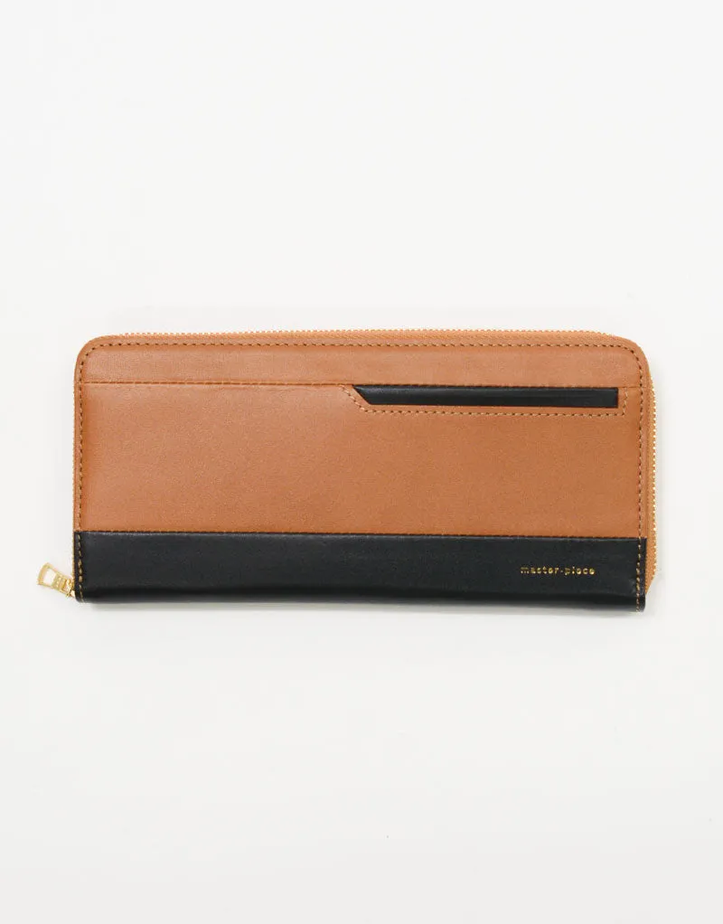 gloss Round Zip Wallet No.02840