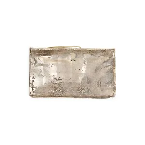 Gold Brass Pochette Handbag