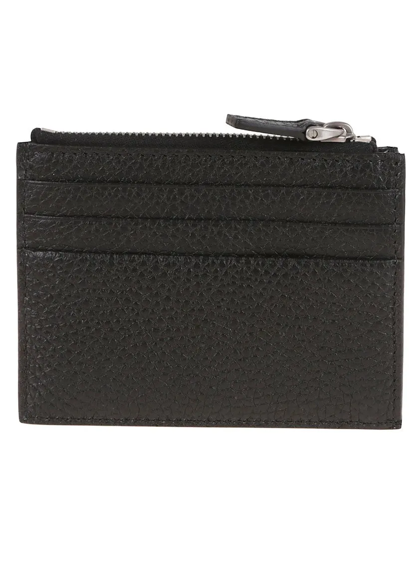 Grained Calfskin Coin Purse