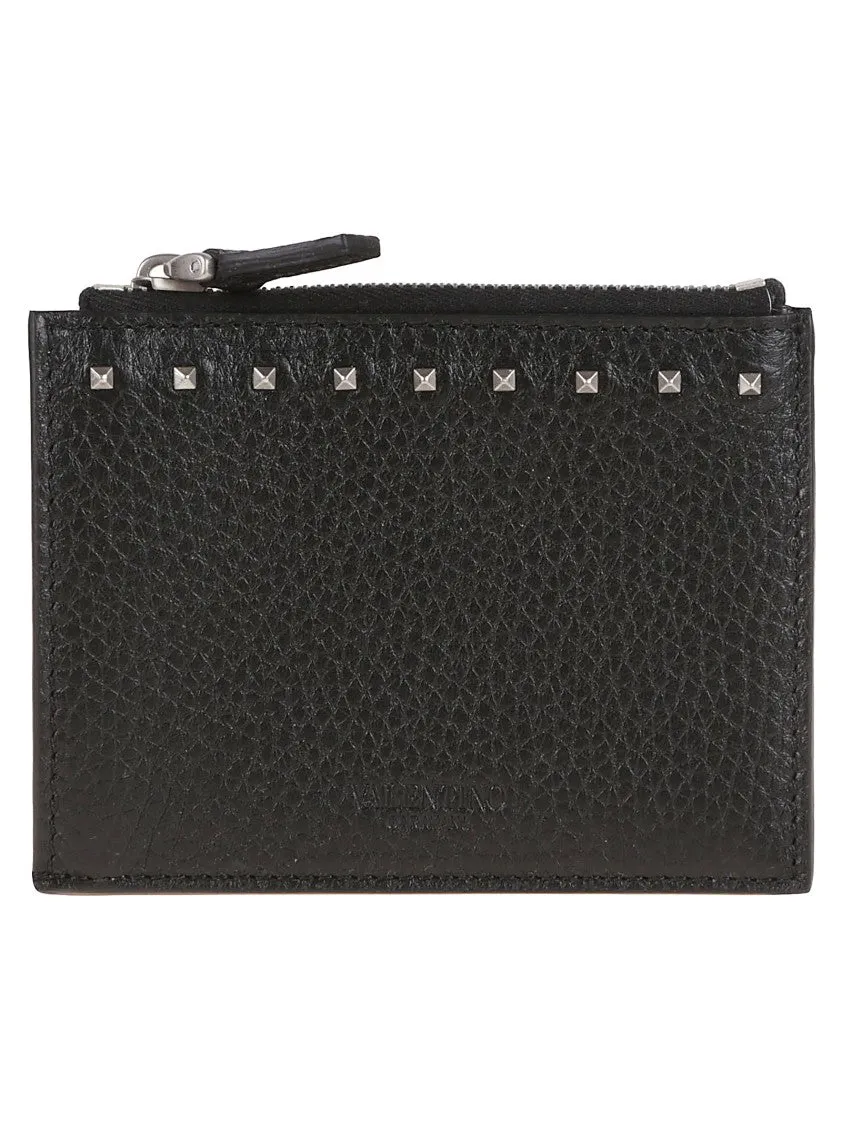 Grained Calfskin Coin Purse