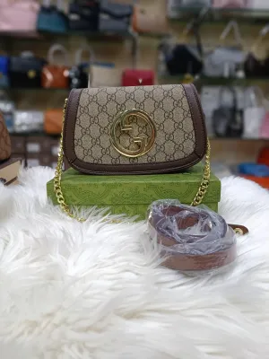 GUCCI BLONDIE SMALL SHOULDER BAG ?C LUXURY & STYLE (Brown/Beige)