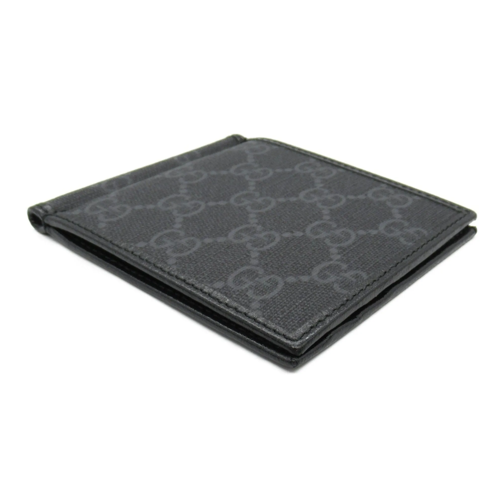 Gucci Coated Canvas Leather Bill Wallet (Bi-Fold) (Pre-Owned)
