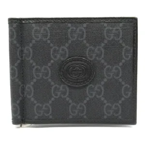 Gucci Coated Canvas Leather Bill Wallet (Bi-Fold) (Pre-Owned)