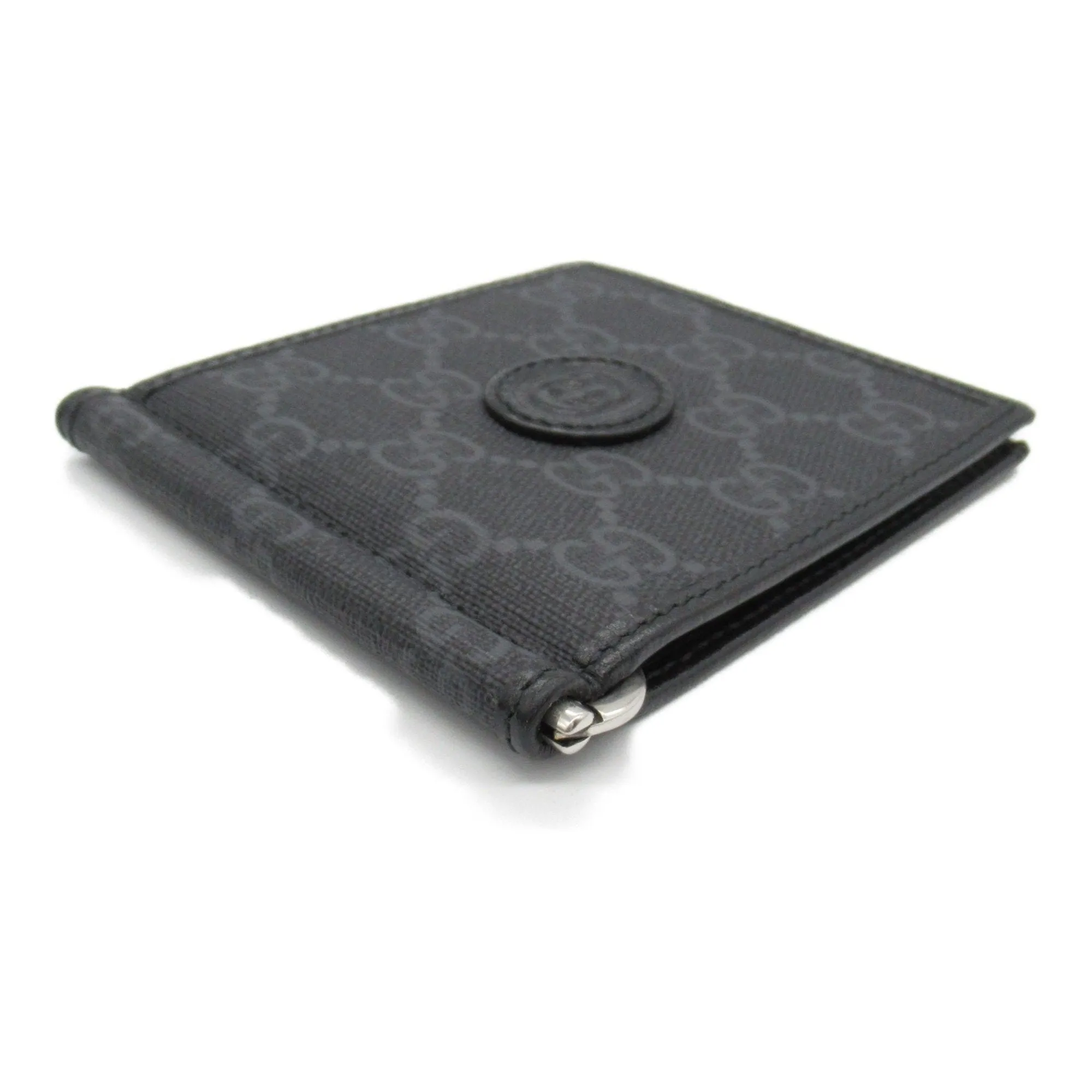 Gucci Coated Canvas Leather Bill Wallet (Bi-Fold) (Pre-Owned)