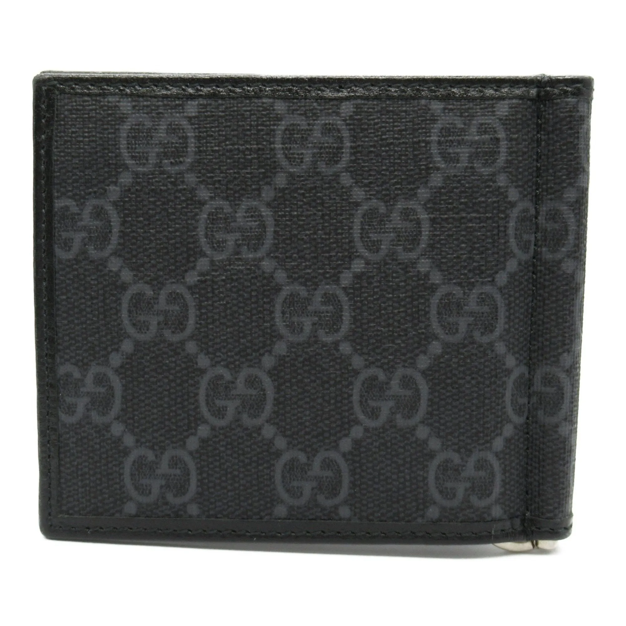 Gucci Coated Canvas Leather Bill Wallet (Bi-Fold) (Pre-Owned)
