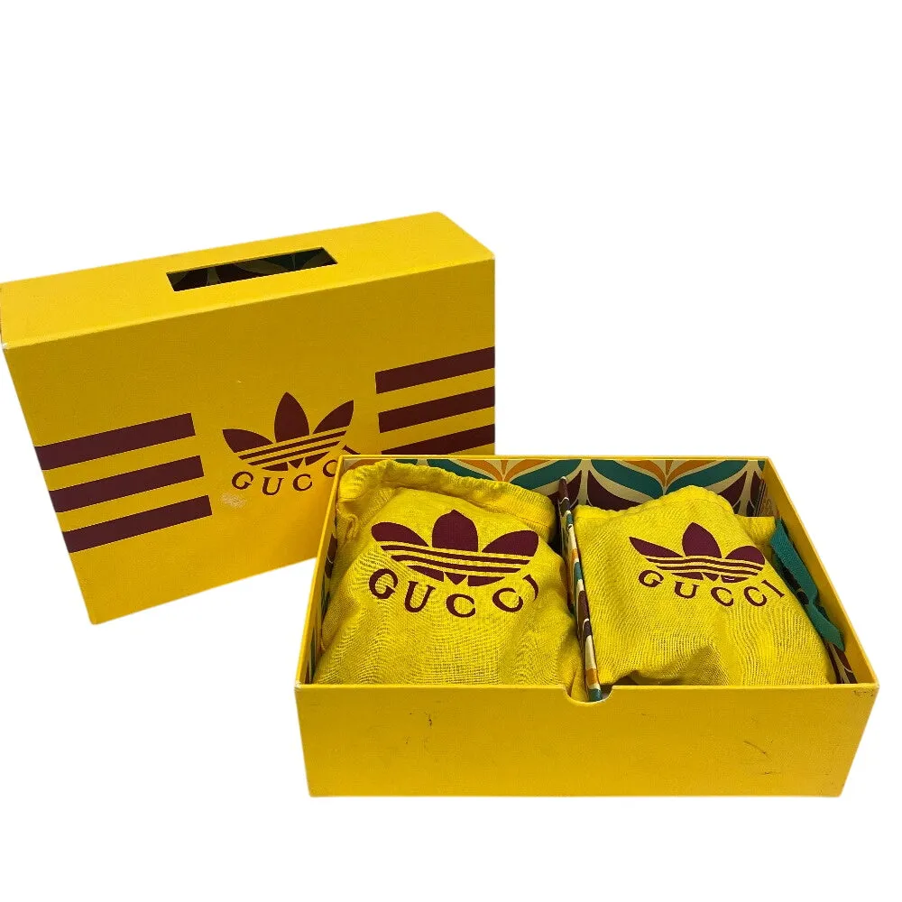 GUCCI Coin case 721903 leather black Adidas Collaboration Card Case Trefoil Leather Shoulder Pouch Women(Unisex) Used