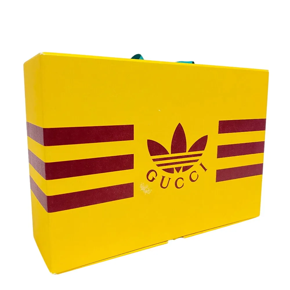 GUCCI Coin case 721903 leather black Adidas Collaboration Card Case Trefoil Leather Shoulder Pouch Women(Unisex) Used