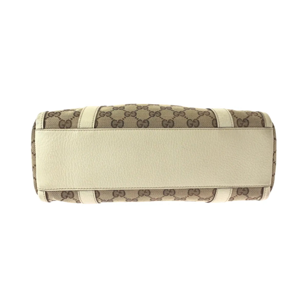 GUCCI Handbag 130942 GG canvas Beige Ivory Gold Metal Handbags Mini Boston Duffel bag Shoulder Bag Abbey Women Used