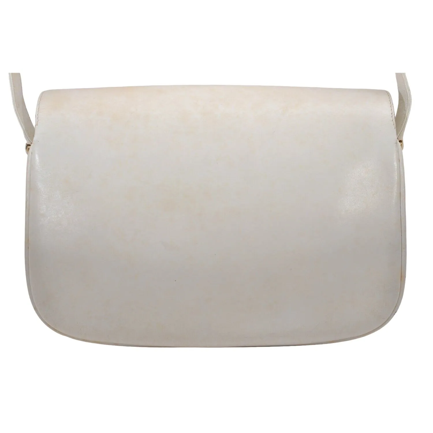 Gucci Ivory Leather 1955 Horse-bit Shoulder bag with two-tone hardware