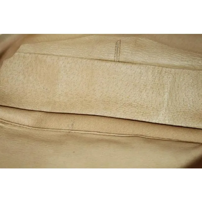 Gucci Jackie Micro Square Guccissima Print Suede Bamboo Top Handle Brown Shoulder Bag