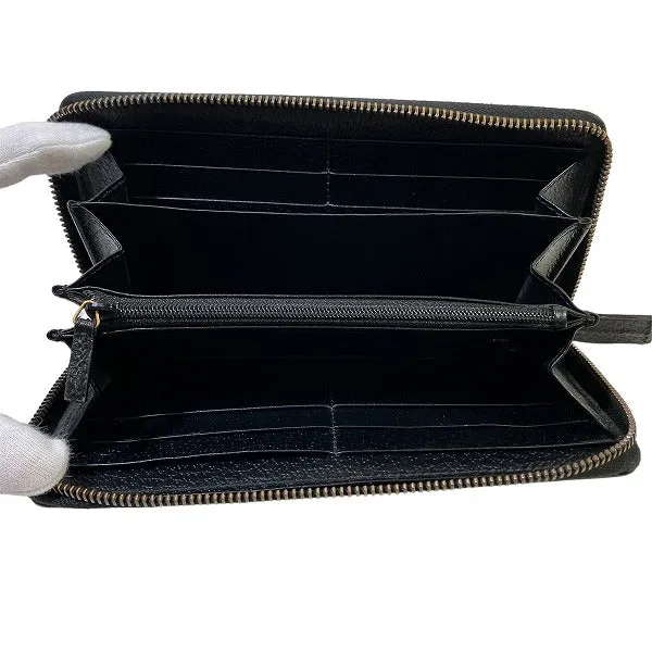 Gucci Leather Animalier Long Wallet