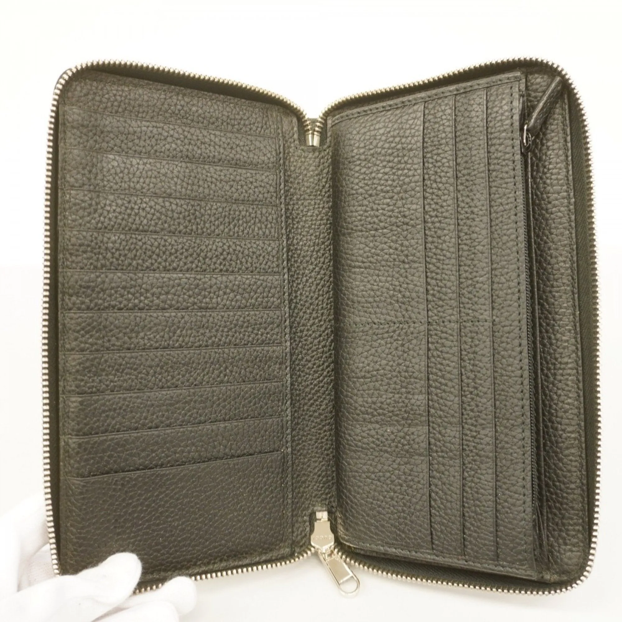 Gucci Leather Long Wallet (Bi-Fold) (Pre-Owned)