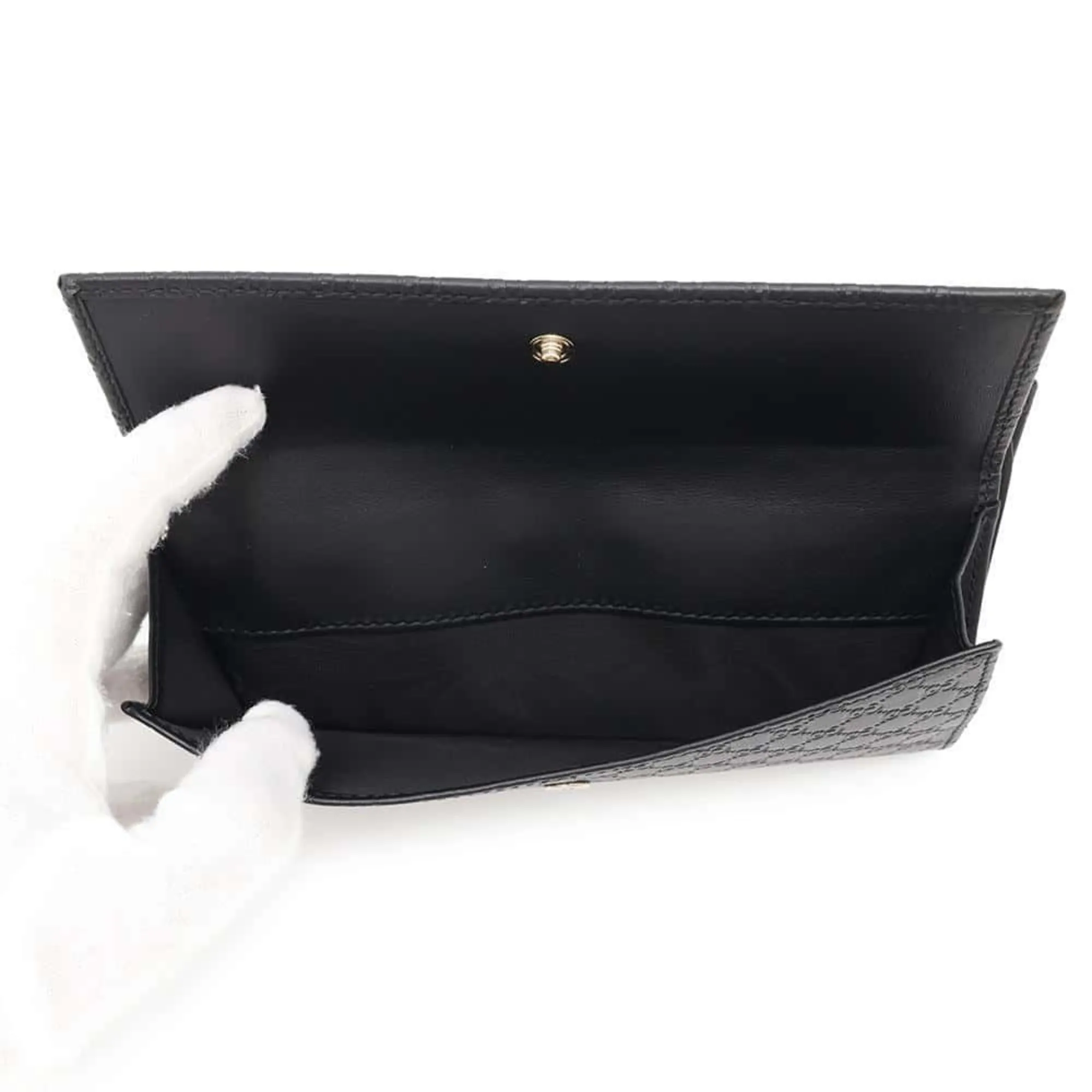 Gucci Leather Long Wallet (Bi-Fold) (Pre-Owned)