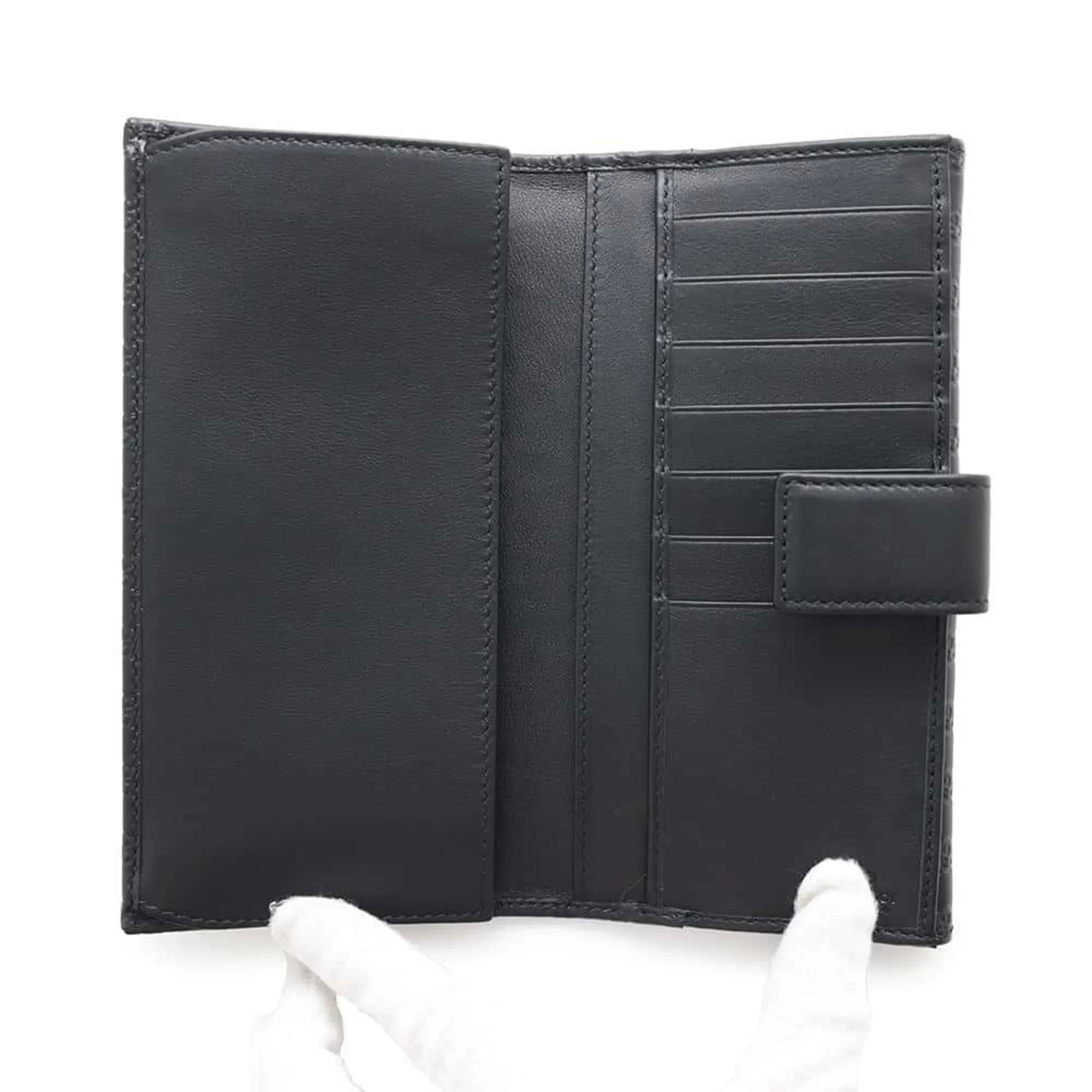 Gucci Leather Long Wallet (Bi-Fold) (Pre-Owned)