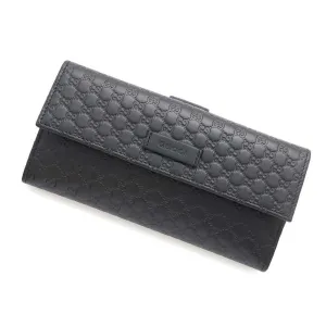 Gucci Leather Long Wallet (Bi-Fold) (Pre-Owned)