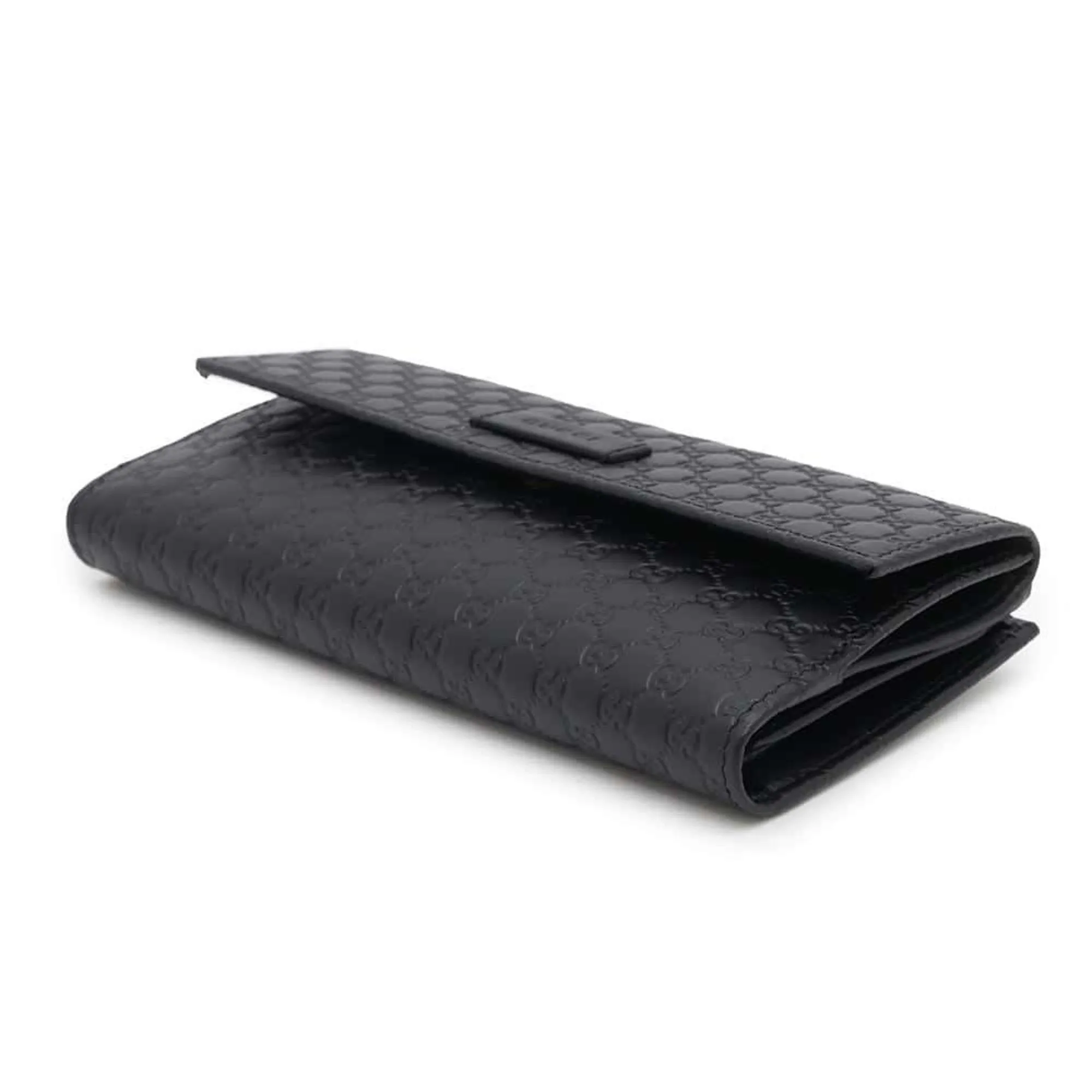 Gucci Leather Long Wallet (Bi-Fold) (Pre-Owned)