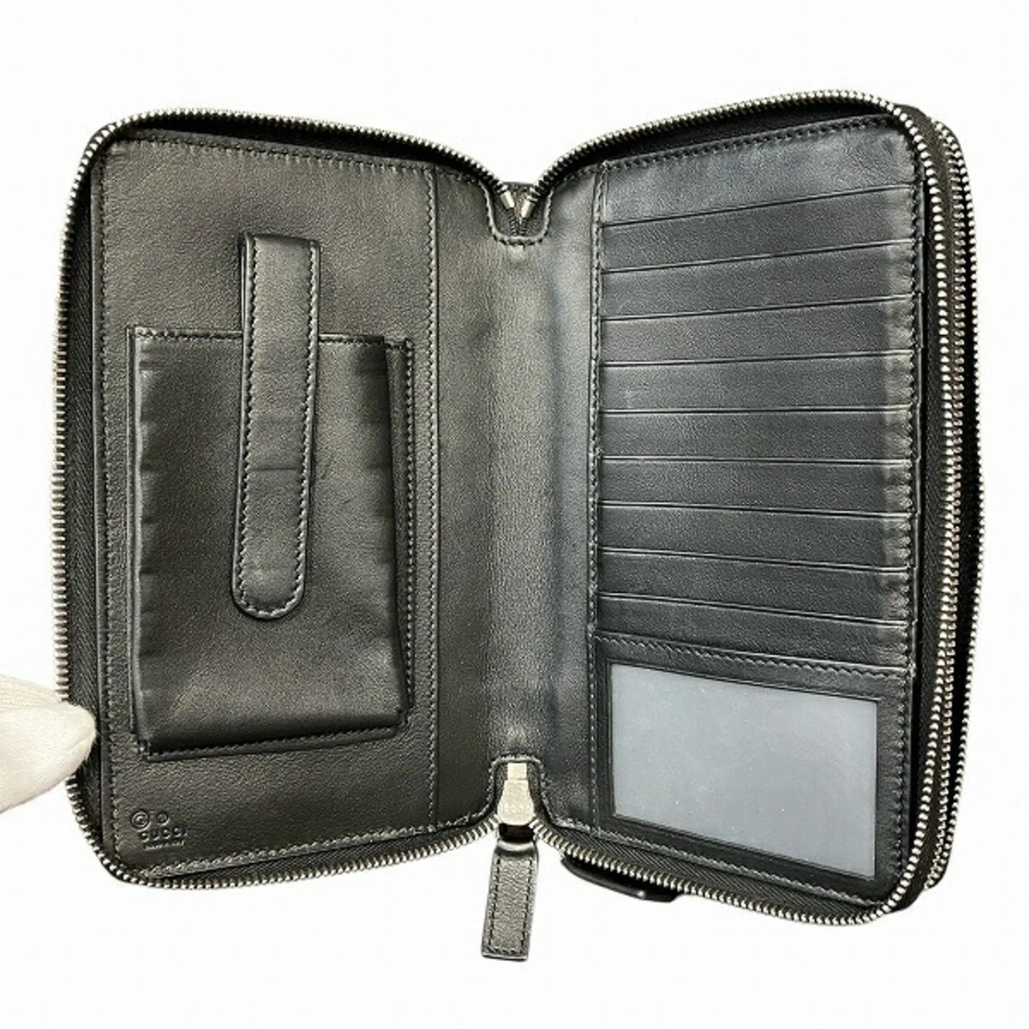 Gucci Leather Long Wallet (Bi-Fold) (Pre-Owned)