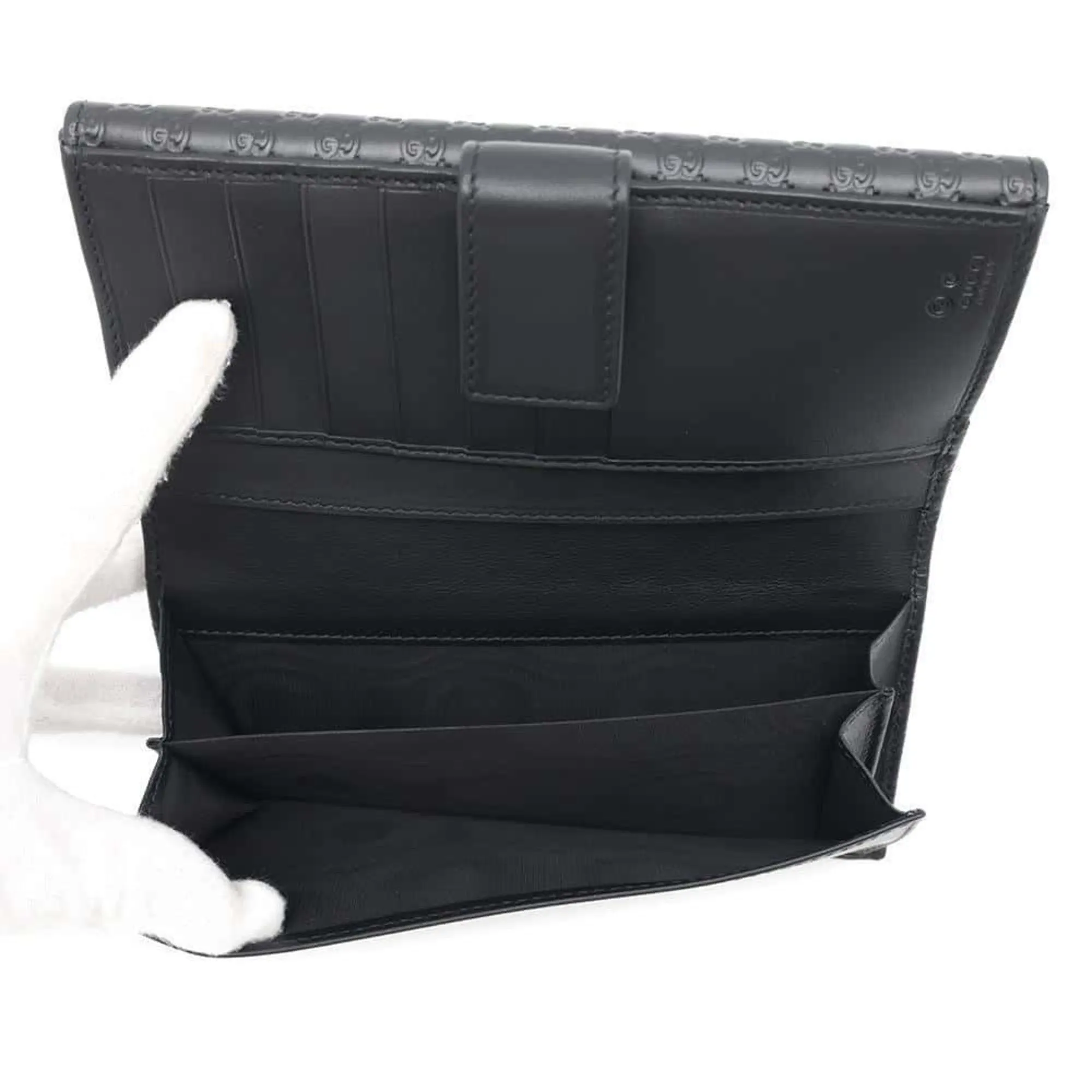 Gucci Leather Long Wallet (Bi-Fold) (Pre-Owned)