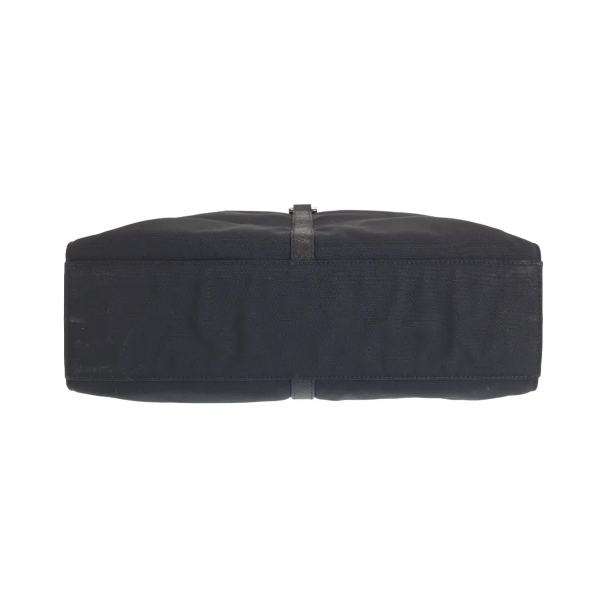 GUCCI Shoulder Bag 001 3355 Nylon Black SilverMetal One Shoulder Bag Jackie Women Used