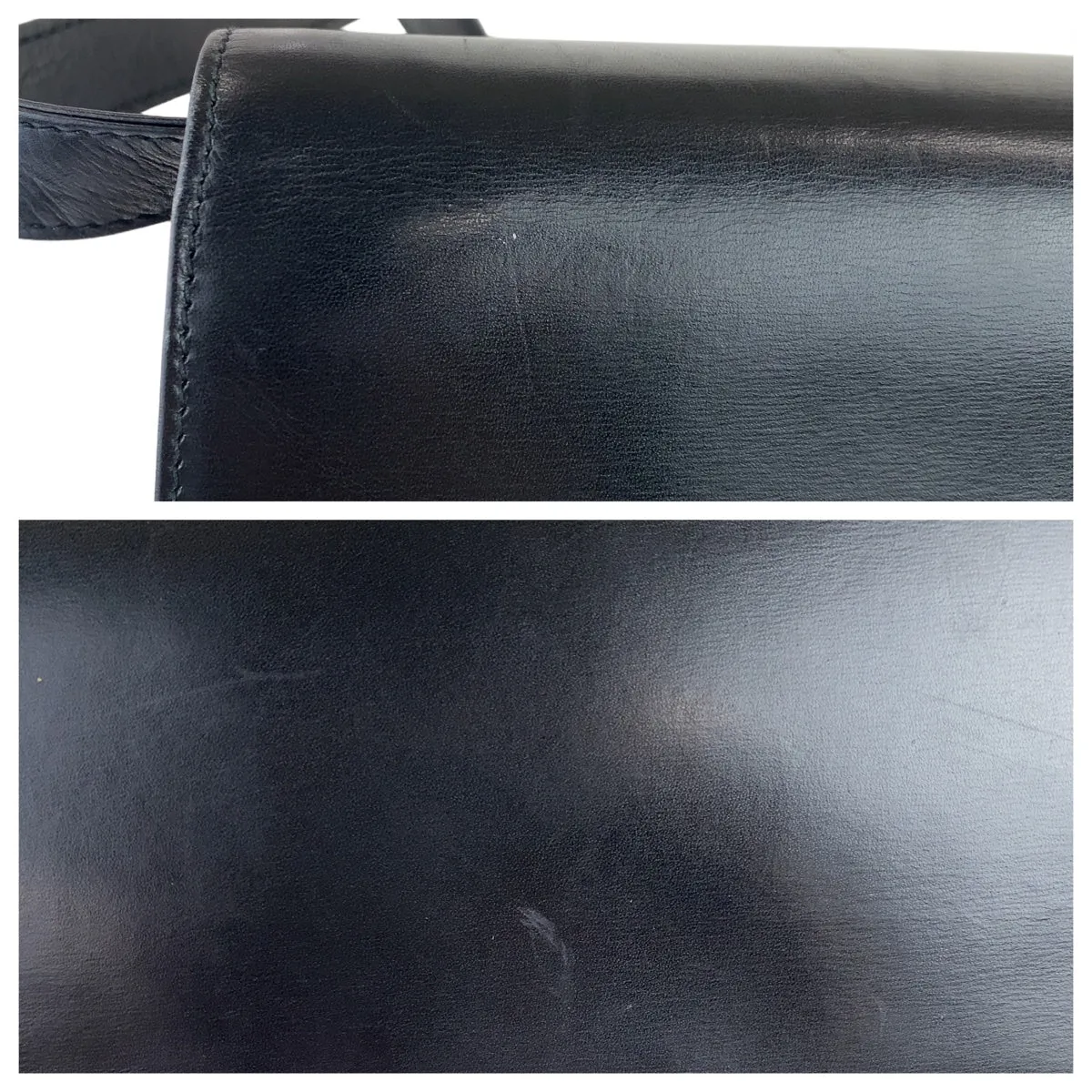 GUCCI Shoulder Bag 004.33.0450 leather Black GoldMetal Crossbody Shoulder Bag Pochette Old Gucci Ready lock Women Used