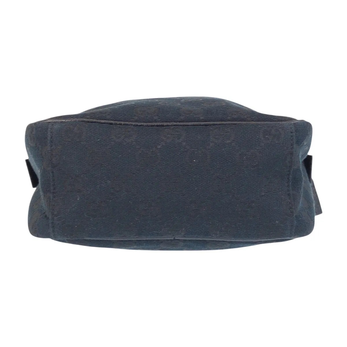 GUCCI Shoulder Bag 122759 GG canvas Black SilverMetal Crossbody Shoulder Bag Unisex Women Used