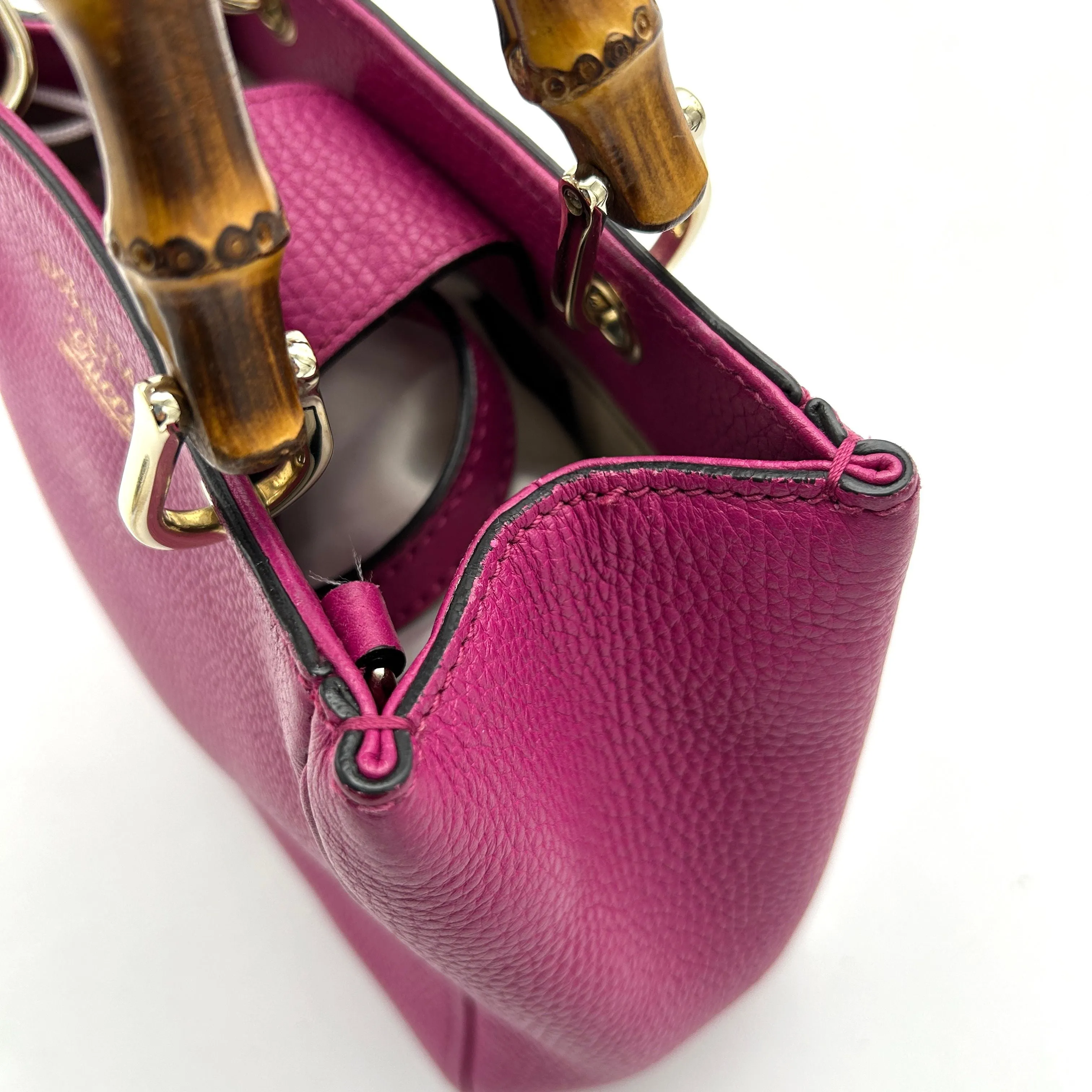 Gucci Small Bamboo Shopper Tote - Pink Totes, Handbags LA9582