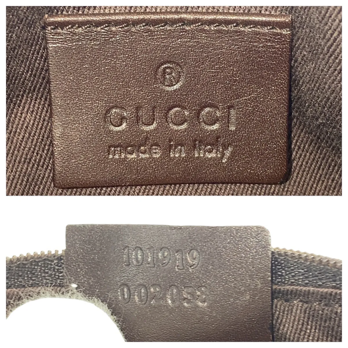 GUCCI Tote Bag 101919 GG canvas, leather Brown Tote Bag Shoulder Bag Women Used