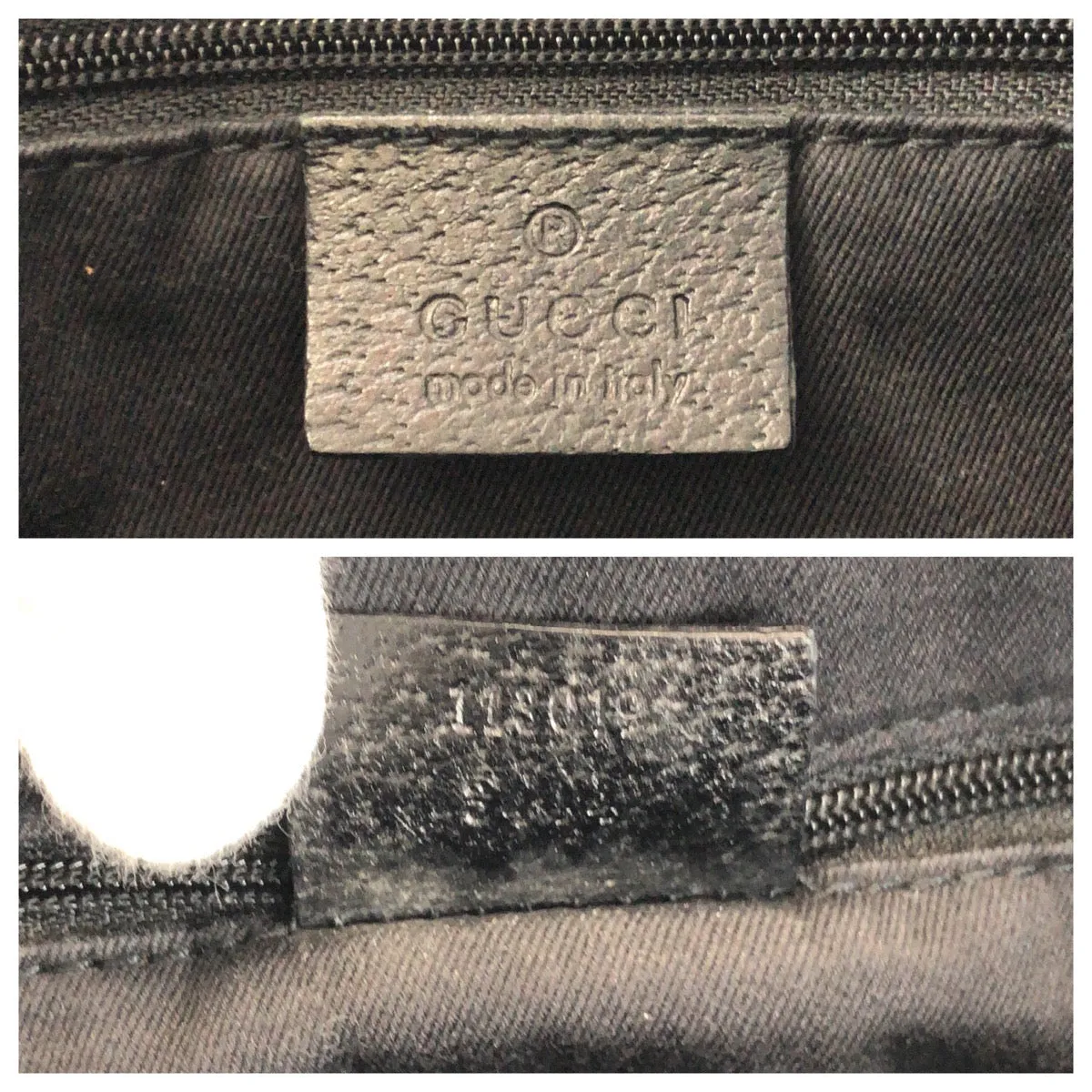 GUCCI Tote Bag 113019 GG canvas, leather Black black Tote Bag Shoulder Bag Women Used