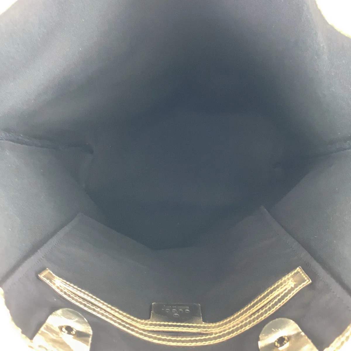 GUCCI Tote Bag 189896 GG Supreme canvas, enamel White gold Tote Bag Shoulder Bag Women Used